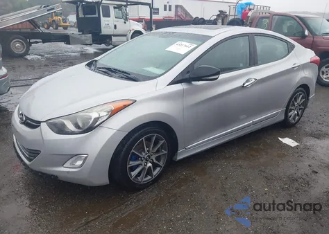 2013 Hyundai Elantra Limited z USA, uszkodzony, nr VIN KMHDH4AE1DU559210